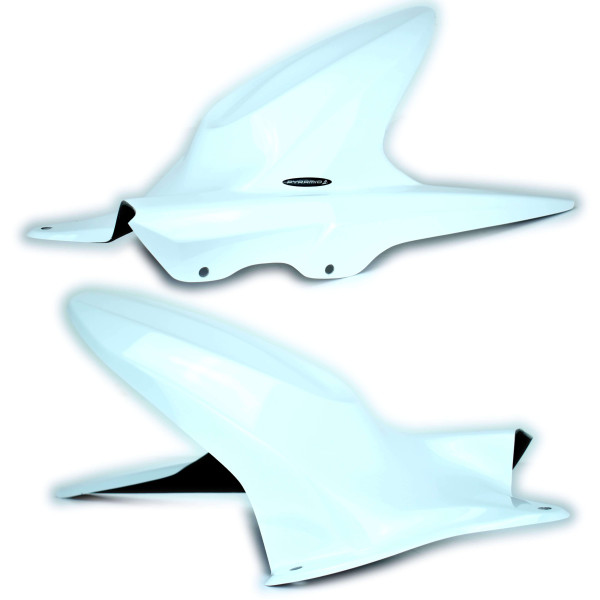 Pyramid Plastics Pyramid hugger | gloss white | triumph tiger 800 xc/xcx/xca/low 2011>current